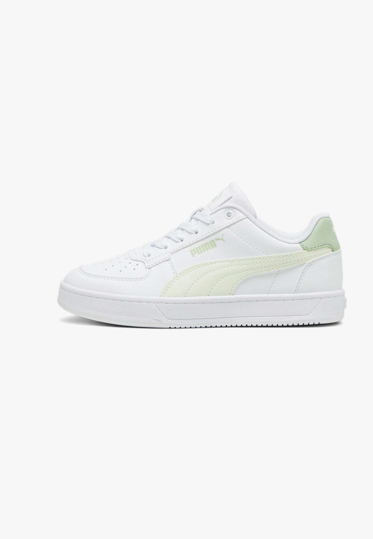 393837 21 Puma Caven jr blanco con verde