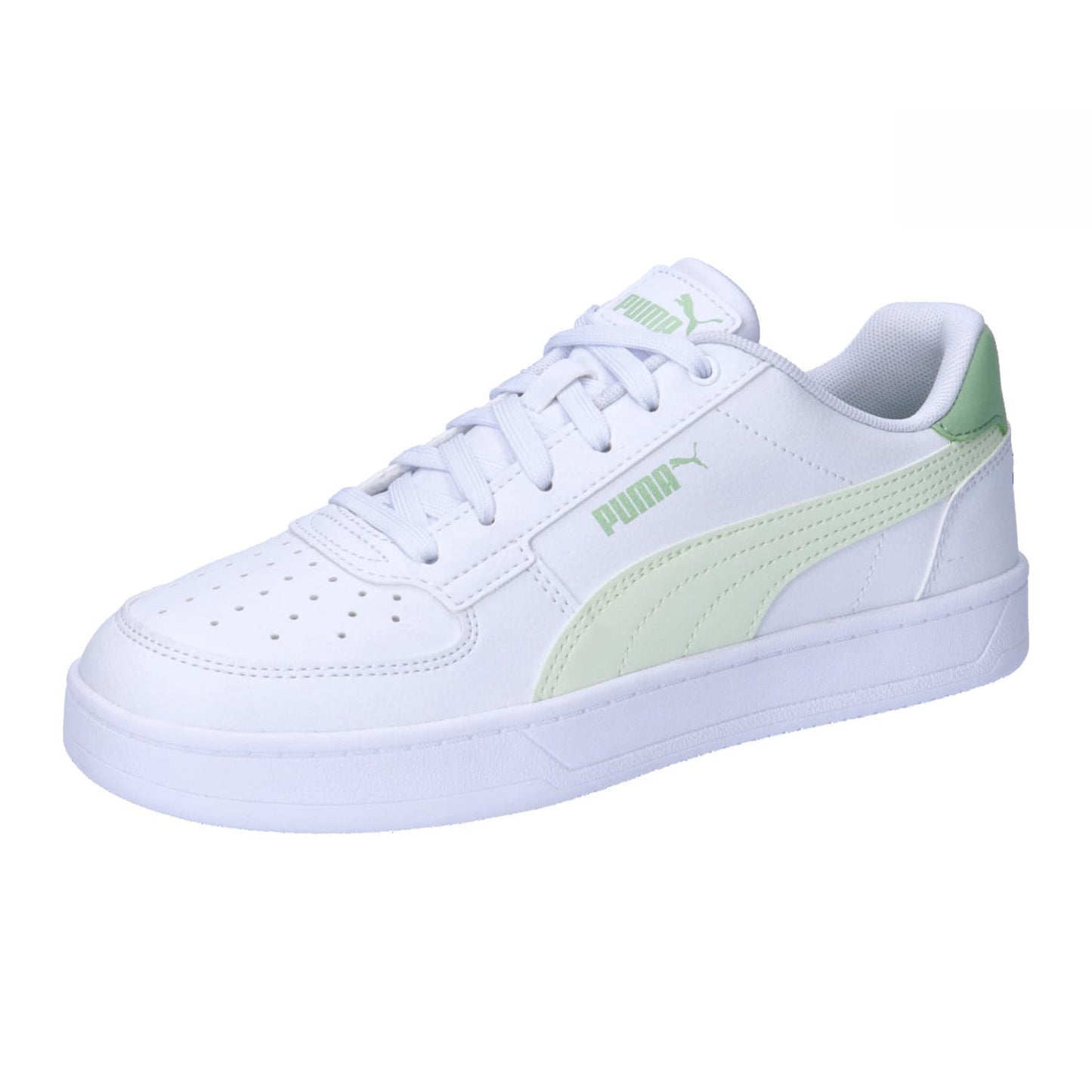 393837 21 Puma Caven jr blanco con verde